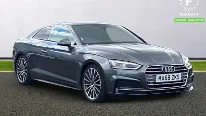 Used Audi A5 S-Line 150 HP (110 kW) 2018 Grey Coupe