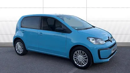 Begagnad VW up! move up! 60 HK (44 kW) 2018 Blå Halvkombi