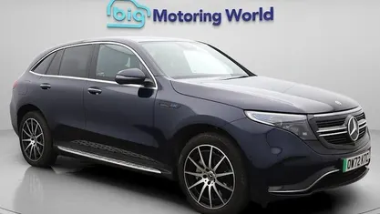 Used Mercedes EQC400 AMG line 300 kW (408 HP) 2022 Blue SUV