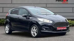 Black Used 2015 Ford Fiesta Zetec Hatchback | £7,426 (Fair price)