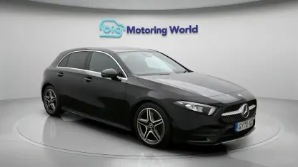 Used Mercedes A250 AMG line 224 HP (164 kW) 2020 Black Hatchback