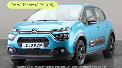 Blue Used 2022 Citroën C3 PureTech Hatchback | £9,898 (Fair price)