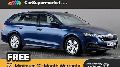 Used Skoda Octavia SE Technology 110 HP (80 kW) 2022 Blue Estate