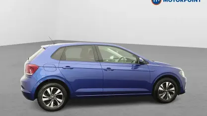 Used VW Polo Match 95 HP (69 kW) 2021 Blue Hatchback
