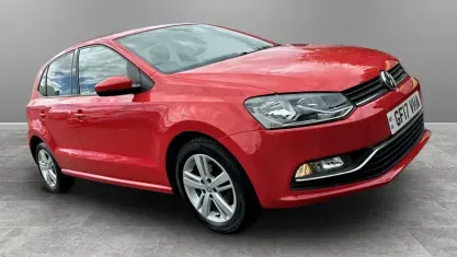 Used VW Polo Edition 75 HP (55 kW) 2017 Red Hatchback