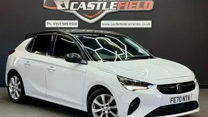 Used Vauxhall Corsa Elite 101 HP (74 kW) 2020 White Hatchback