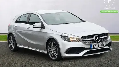 Używany Mercedes A200 AMG line 136 KM (100 kW) 2018 Srebrny Hatchback