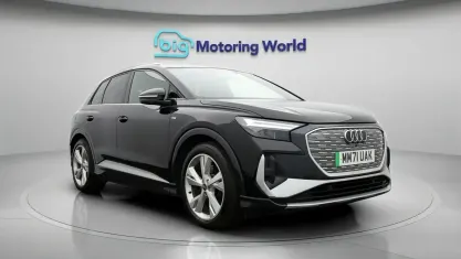 Used Audi Q4 e-tron S-Line 150 kW (204 HP) 2022 Black SUV