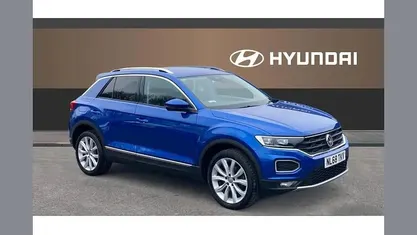 Used VW T-Roc SEL 150 HP (110 kW) 2018 Blue SUV
