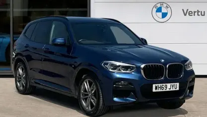 Begagnad BMW X3 M Sport 190 HK (139 kW) 2019 Blå SUV