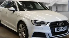 White Used 2019 Audi A3 Sportback S-Line Hatchback | £15,899 (Fair price)