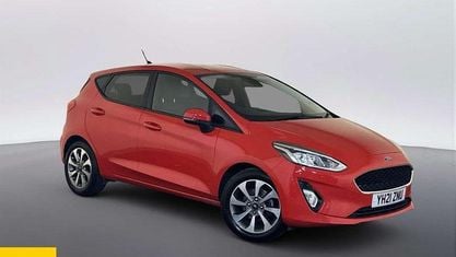 Używany Ford Fiesta Trend 95 KM (69 kW) 2021 Czerwony Hatchback