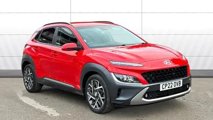 Red Used 2022 Hyundai Kona Premium SUV | £17,367 (Fair price)