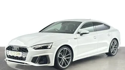 Used Audi A5 Sportback S-Line 163 HP (119 kW) 2023 White Hatchback