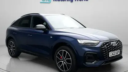 Used Audi Q5 Sportback 265 HP (194 kW) 2022 Blue SUV