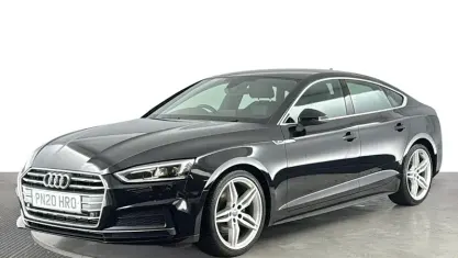 Used Audi A5 Sportback S-Line 150 HP (110 kW) 2020 Black Hatchback