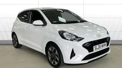 New Hyundai i10 Advanced 63 HP (46 kW) 2026 White Hatchback