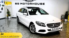 White Used 2015 Mercedes C220 Estate | £11,985 (Fair price)