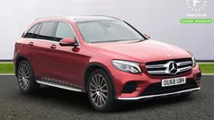 Red Used 2018 Mercedes GLC250 AMG Line Premium Estate | £22,699 (Fair price)