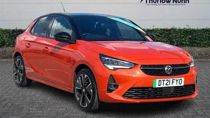 Used Vauxhall Corsa-e SRi 100 kW (136 HP) 2021 Orange Hatchback