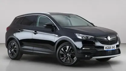 Used Vauxhall Grandland X Sport 131 HP (96 kW) 2018 Black SUV