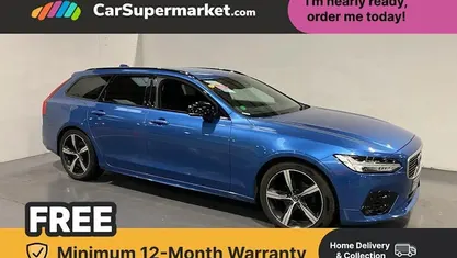 Blue Used 2019 Volvo V90 R-Design Estate | £20,187 (Fair price)