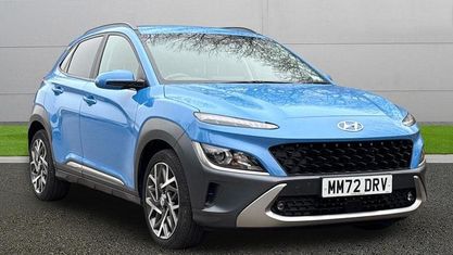 Gebraucht Hyundai Kona Premium 141 PS (103 kW) 2022 Blau SUV