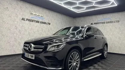 Used Mercedes GLC250 AMG line 204 HP (150 kW) 2018 Black SUV