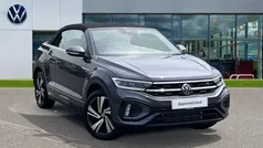 Smokey grey metallic black New 2025 VW T-Roc Cabriolet R-line Cabriolet | £34,624 (Super price)