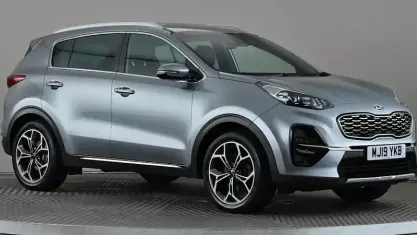 Used Kia Sportage GT-Line 177 HP (130 kW) 2019 Silver SUV