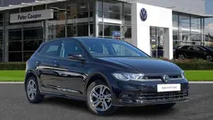 Deep black Used 2024 VW Polo R-line Hatchback | £21,994 (Fair price)