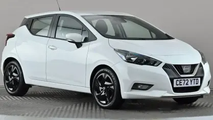 Used Nissan Micra Acenta 92 HP (67 kW) 2022 White Hatchback