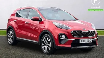 Used Kia Sportage 177 HP (130 kW) 2019 Red SUV