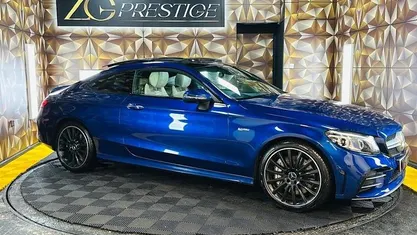 Used Mercedes C43 AMG Premium Plus 390 HP (286 kW) 2019 Blue Coupe