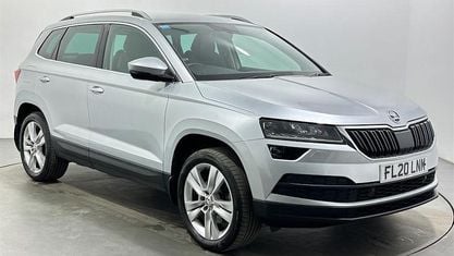 Używany Skoda Karoq SE L 150 KM (110 kW) 2020 Srebrny SUV