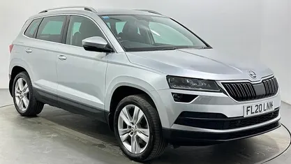 Used Skoda Karoq SE L 150 HP (110 kW) 2020 Silver SUV