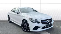 White Used 2019 Mercedes C300 AMG line Coupe | £19,219 (Good price)