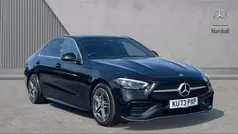 Black Used 2024 Mercedes C200 AMG line Sedan | £31,659 (Fair price)