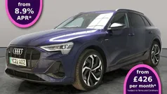 Blue Used 2022 Audi e-tron Black Edition SUV | £28,716 (Good price)