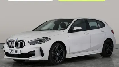 Used BMW 118 M Sport 136 HP (100 kW) 2021 White Hatchback