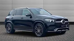 Obsidian black Used 2022 Mercedes GLE400 AMG line Estate | £49,890 (Fair price)