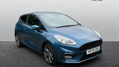 Used Ford Fiesta ST-Line 125 HP (91 kW) 2020 Blue Hatchback