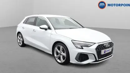 Used Audi A3 Sportback S-Line 110 HP (80 kW) 2023 White Hatchback