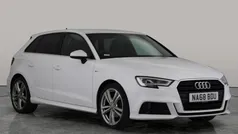 White Used 2019 Audi A3 Sportback S-Line Hatchback | £13,785 (Good price)