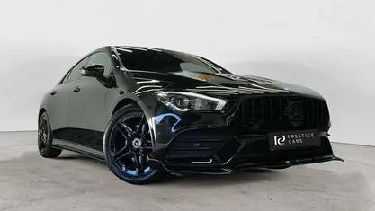 Used Mercedes CLA220 AMG Line Premium 190 HP (139 kW) 2022 Black Sedan
