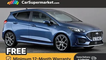 Used Ford Fiesta ST-Line 101 HP (74 kW) 2022 Blue Hatchback