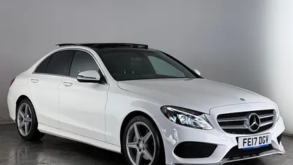 Used Mercedes C200 AMG Line Premium 184 HP (135 kW) 2017 White Sedan