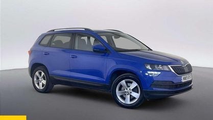 Używany Skoda Karoq SE 150 KM (110 kW) 2019 Niebieski SUV