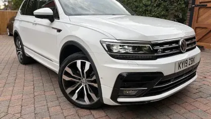 Used VW Tiguan Allspace R-line 150 HP (110 kW) 2018 White SUV