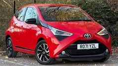 Red pop Used 2021 Toyota Aygo Trend Hatchback | £10,985 (Fair price)